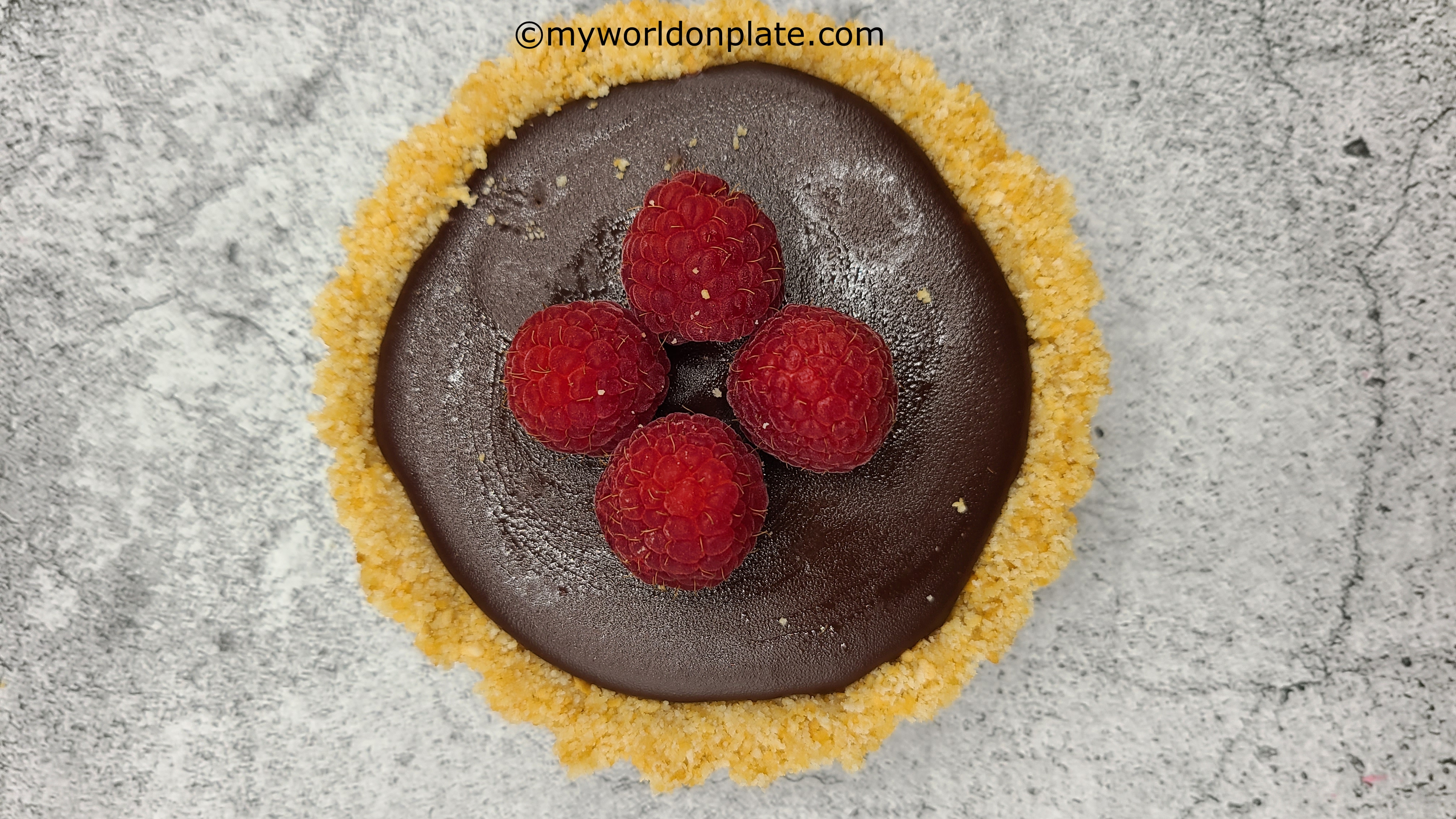 No bake chocolate tart